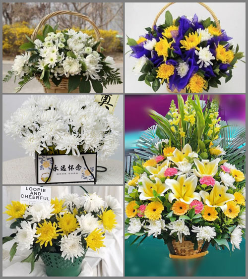 广东深圳市福田区莲花街道彩田社区白事提篮配送
